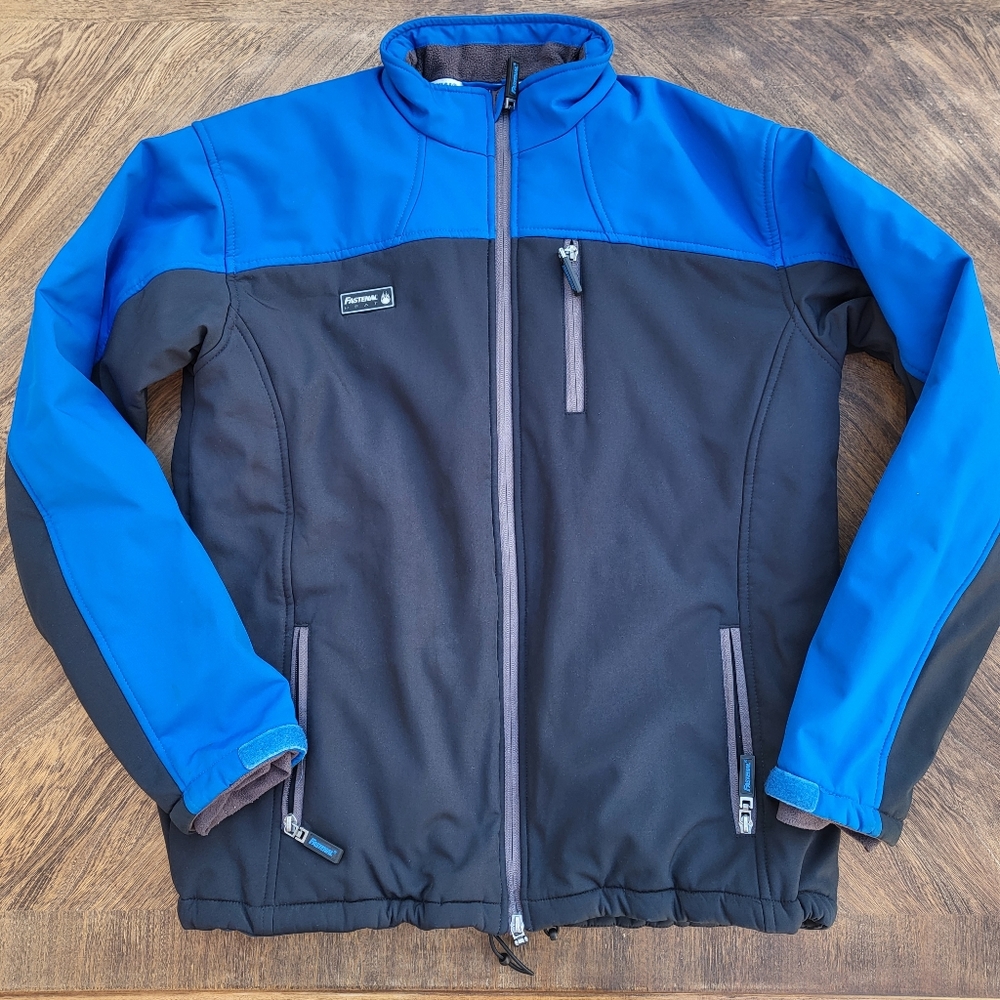 Fastenal Heat Fleece Lined Work Winter Jacket Mens Medium